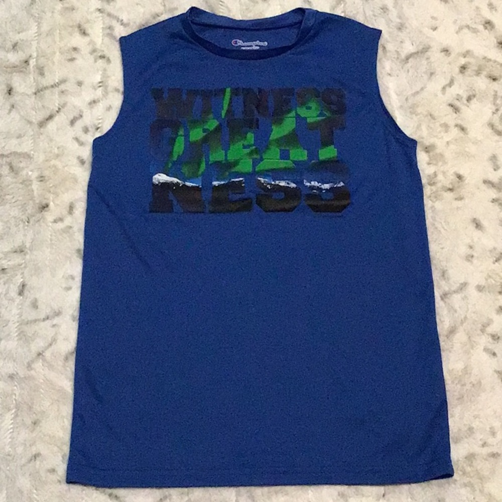 KIDS CHAMPION SLEEVELESS SPORT SHIRT